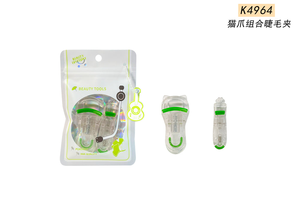 Keqi yinzi product eyelash curler collection, eyebrow trimmer for women, novice beauty tools, comfortable makeup puff, hot style