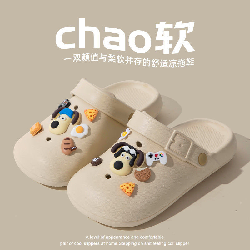 Women's summer clogs: comfortable, thick-soled, non-slip beach sandals with closed toe – new arrivals