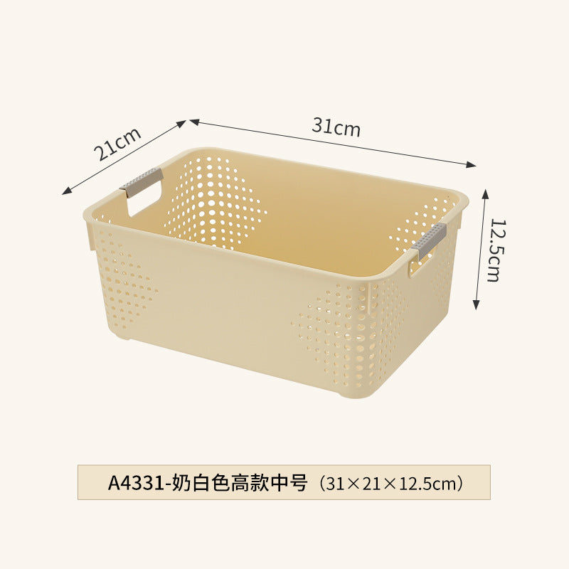 Wholesale desktop storage basket sundries storage box storage basket rectangular snack toy storage basket finishing box
