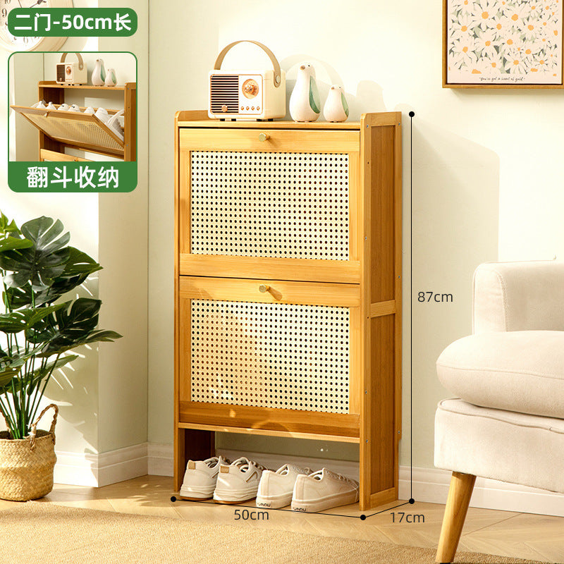 Simple shoe rack household door multi-layer with door dust-proof entry shoe rack shoe cabinet high vertical integrated storage rack