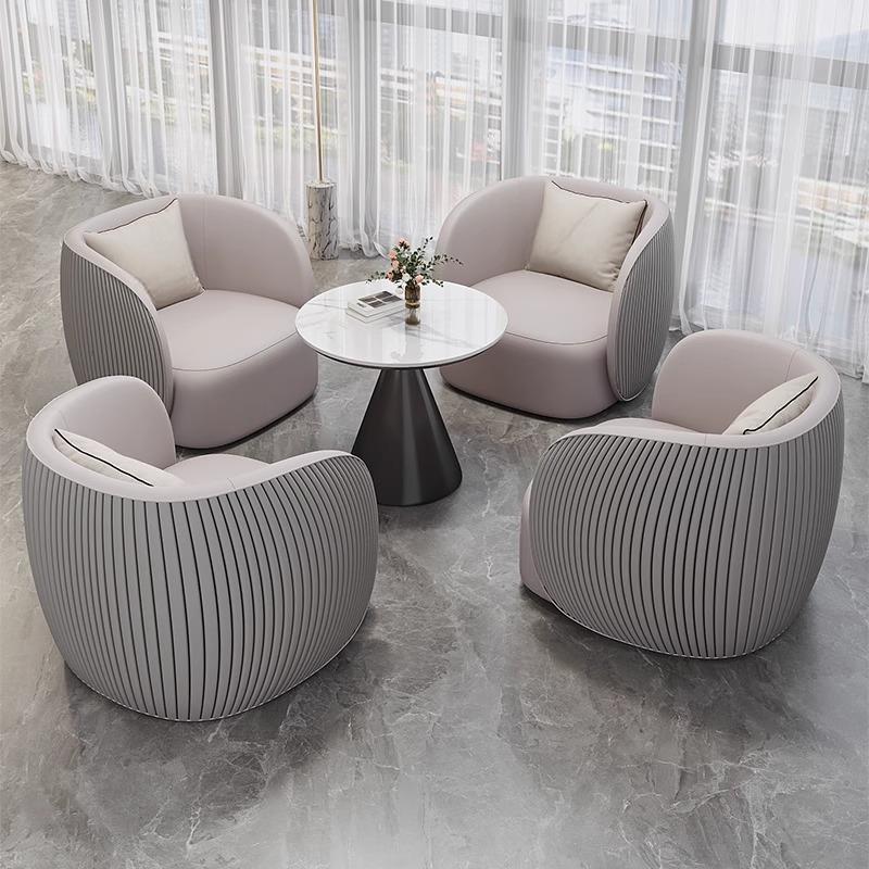 4s store negotiation sofa cafe table and chairs beauty salon rest area casual reception room one table four chairs one table two chairs