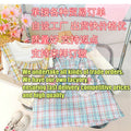 Girls' dress  autumn collection: adorable baby girl dress with cartoon bunny and plaid patchwork, long sleeve