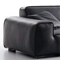 Yadao heritage big black cow sofa xiatu full genuine leather shi zeng feitian big brand house classy living room leather sofa