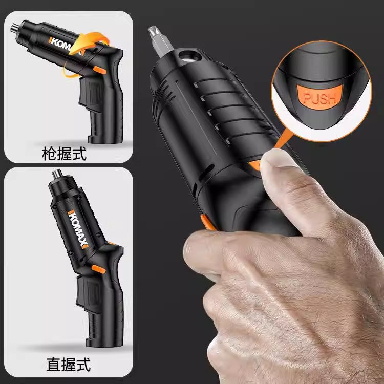 Electric screwdriver rechargeable for home mini electric drill fully automatic small screwdriver handy gadget screwdriver electric screwdriver