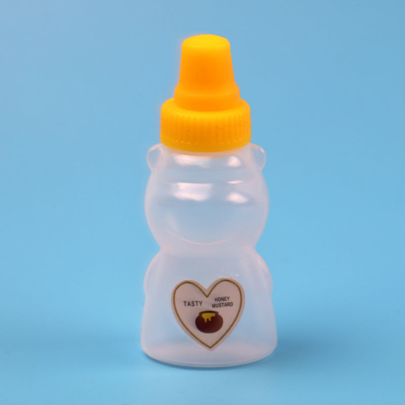 Mini sauce bottle plastic squeeze sauce bottle japanese style squeeze condiment bottle food grade portable soy sauce bottle cross-border