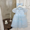 Girls' princess dress - new summer  collection: stylish pearl cake dress for baby girls, perfect birthday gown, toddler dress