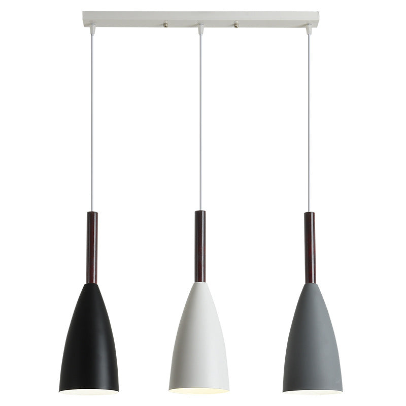 Wholesale pendant lights: modern minimalist nordic style bedside, restaurant, and three-light chandeliers - trending cross-border small package lighting