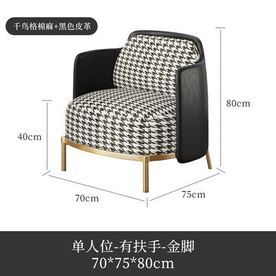 Hotel lobby popular casual sofa beauty salon business reception negotiation table and chairs cafe one table and four chairs slate