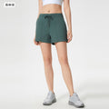 Summernew arrivalcasual sports shorts for women loose ice-feeling breathable waistband drawstring fitness yoga shorts dss069