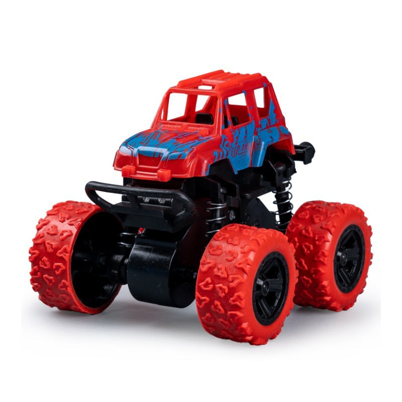 [customized] off-road vehicle internet celebrity ring toy children's four-wheel drive inertia car simulation model anti-fall toy car