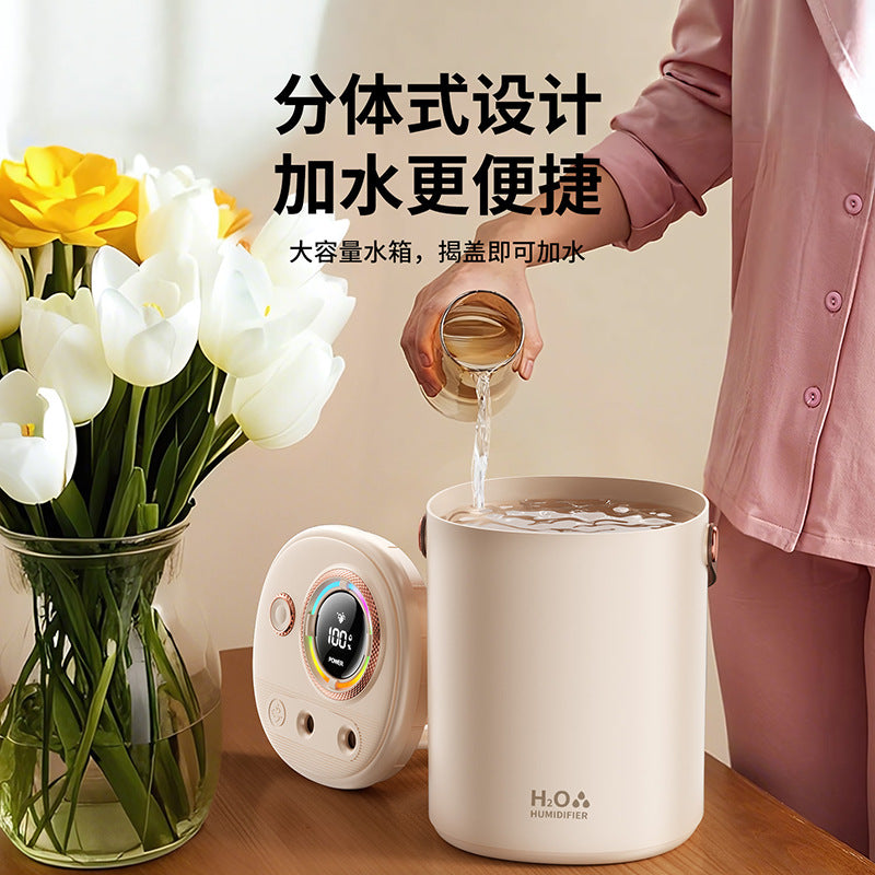 Integrated with the mi home app, this smart humidifier is perfect for home use. it features an extra-large capacity, usb charging, and whisper-quiet operation, making it ideal for bedrooms. enjoy long-lasting performance with extended battery life