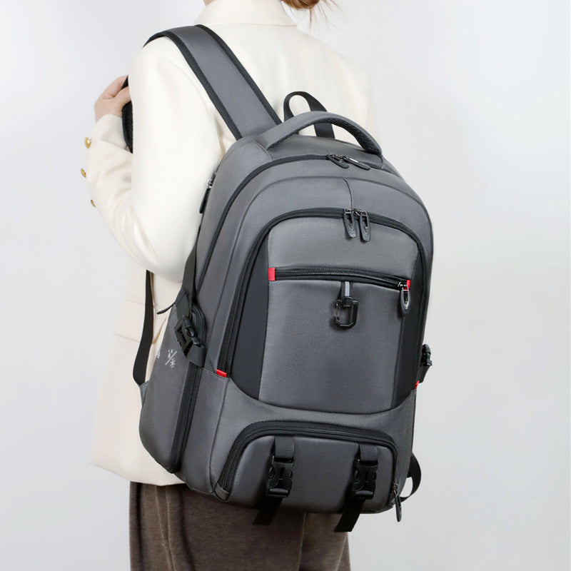 Short business trip backpack outdoor leisure sports student schoolbag large capacity multi-function USB computer bag