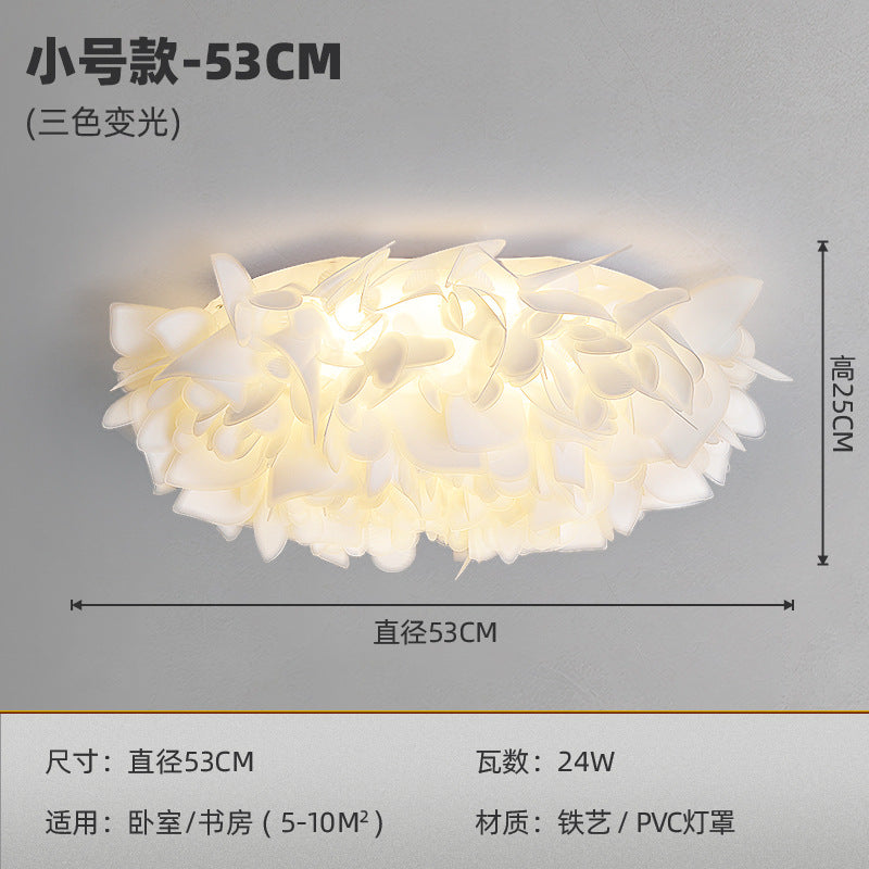 [Strict selection] Bedroom light ceiling light ins Internet celebrity petals 2025 new modern simple Nordic warm lamps