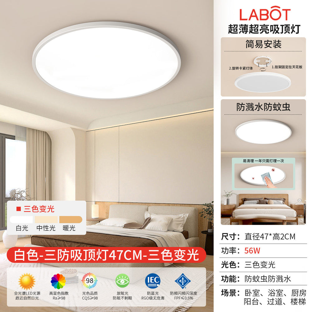 Led ceiling light - minimalist modern style for master bedroom, living room, hallway, kitchen, balcony - eye protection main lighting