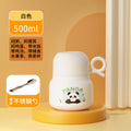 New arrivalcute panda peripheral stew beaker student office worker portable stew kettle good-looking gift cup with spoon