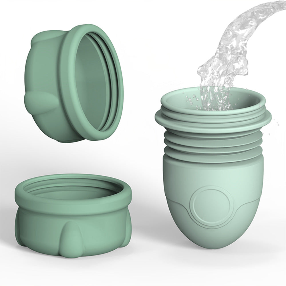 Cross-border new baby bath silicone toys children's bath cute rocket toys creative water toys