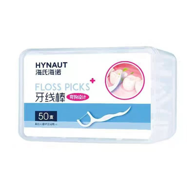 Hanole One Enjoy Three Floss Sticks Fruit Flavor Floss Picks Portable Boxed Teeth Cleaning Disposable Floss