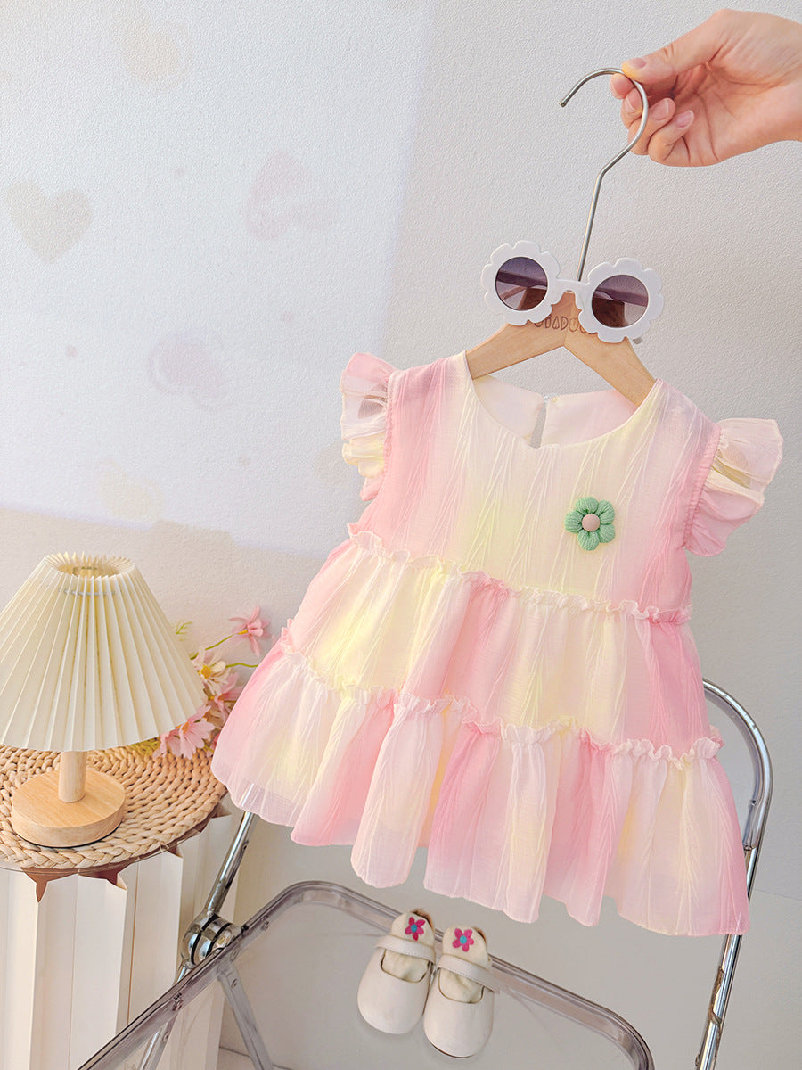 summer new korean style girls' princess dress - cute and stylish baby girl dress - toddler clothing dress