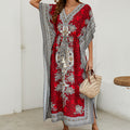 Sanya seaside vacation bohemia beach skirt exotic style loose bikini anti-scratch cover-up dress