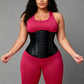 Waist trainer sweat 25 bone body management tight slimming look waist shaping abdominal exercise latex belt