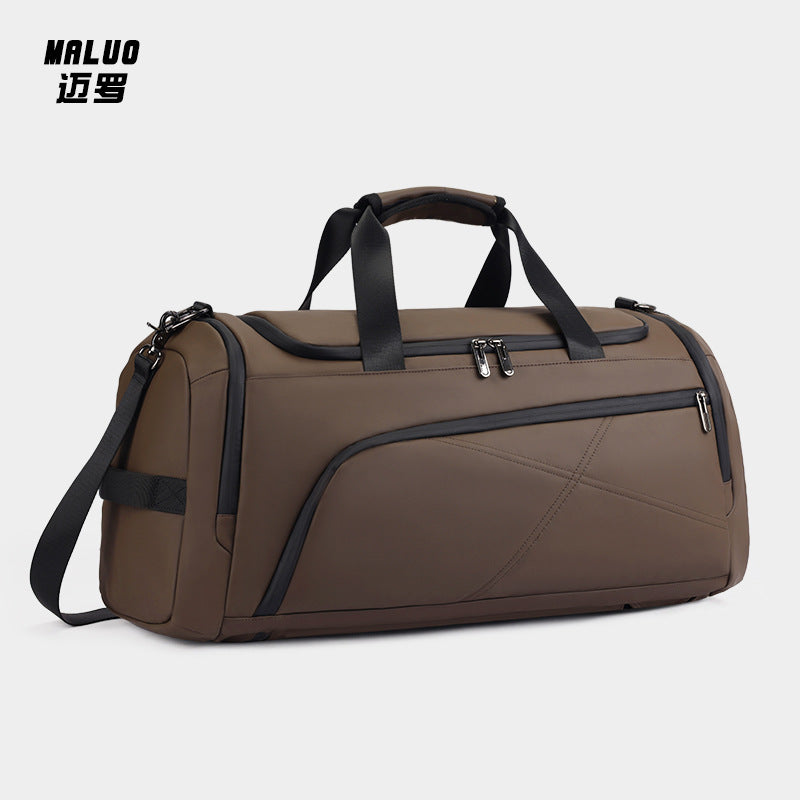 New outdoor sports training bag cover tie rod dry and wet separation travel bag large capacity multi-function double back luggage bag