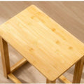 Thickened tea room stool low stool new chinoiserie small square stool for home small stool bamboo stool living room small bench tea table stool
