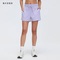 Summernew arrivalcasual sports shorts for women loose ice-feeling breathable waistband drawstring fitness yoga shorts dss069