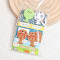 8pc [football style] paper card package