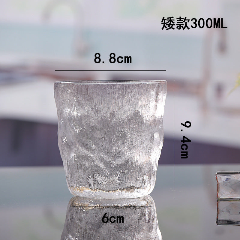 Japanese-style glacier glass cup - home use, high-value, instagram-worthy, girly, premium, niche beer glass