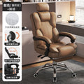 Brown cat claw leather [sponge spring seat bag] + 3d headrest + footrest