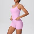 New cloud-feel quick-dry high-waisted butt-lifting shorts activewear set - perfect for yoga, outdoor training, running, and fitness