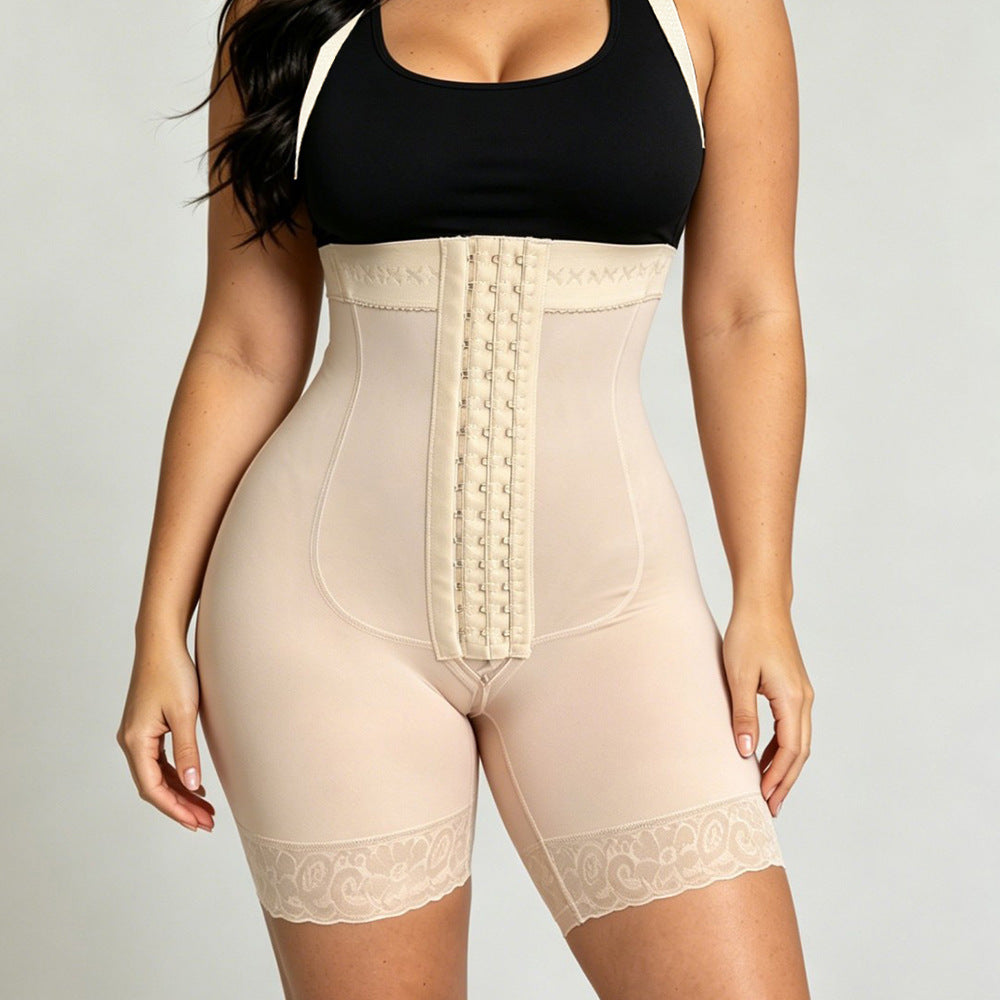Bodyshaper european suspender body tight breathable body shaping garment waist shaping belly tightening butt lifting one-piece corset