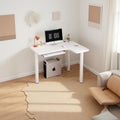 Bedroom corner desk - easy to place study table, corner office desktop computer desk, small home simple desk
