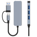 usb hub 3.0 4-in-1 hub, one-to-four laptop adapter, type-c splitter