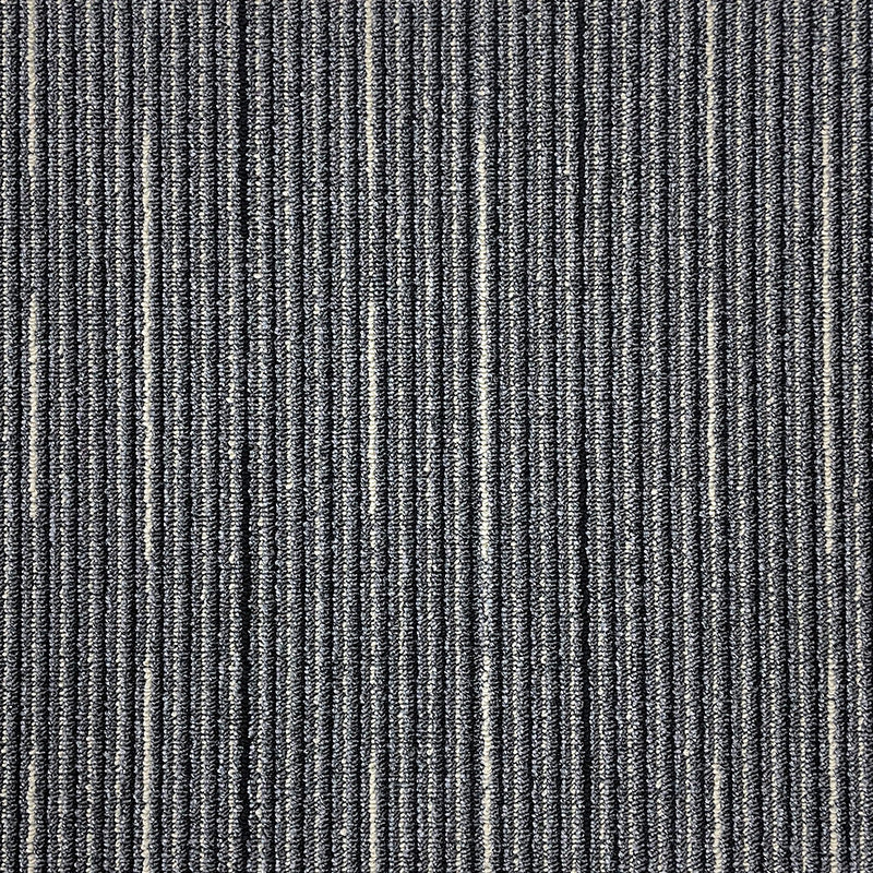 Ready-to-ship office modular carpet tiles - striped conference room carpet - commercial grade eco-friendly polypropylene carpet flooring