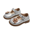 Girls' cute sunflower princess shoes - new autumn  korean style soft sole flats for kids, baby moccasins