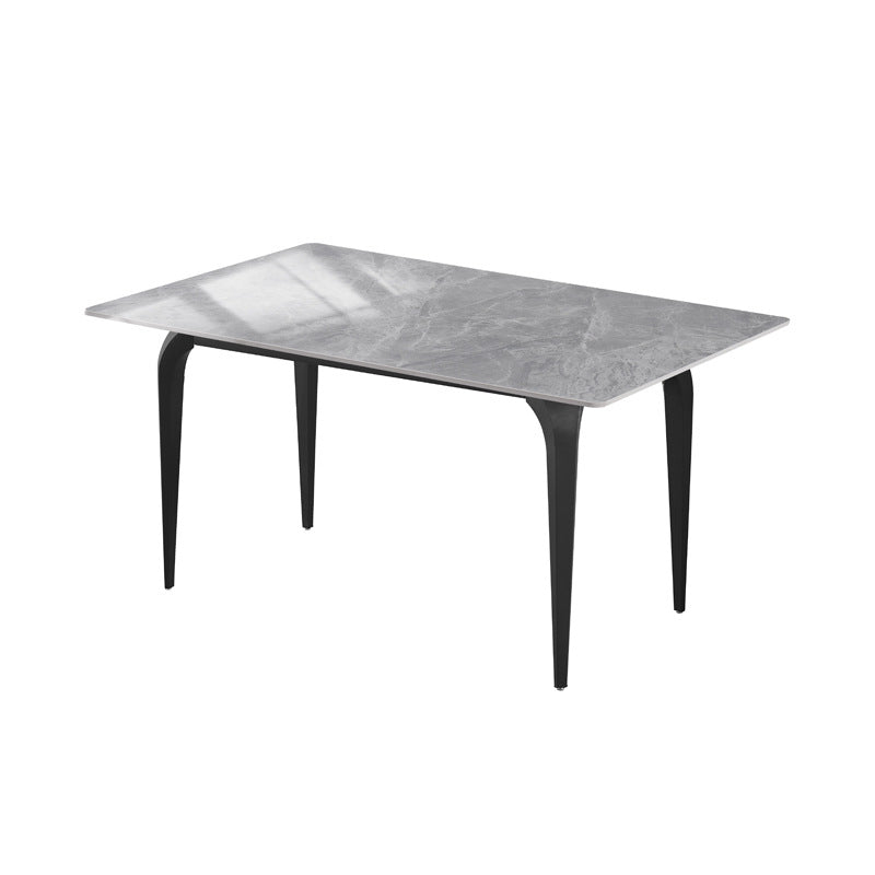 Source factory personalized wholesale rock slab dining table for homenew arrival modern casualaccessible luxury dining table rectangular dining table