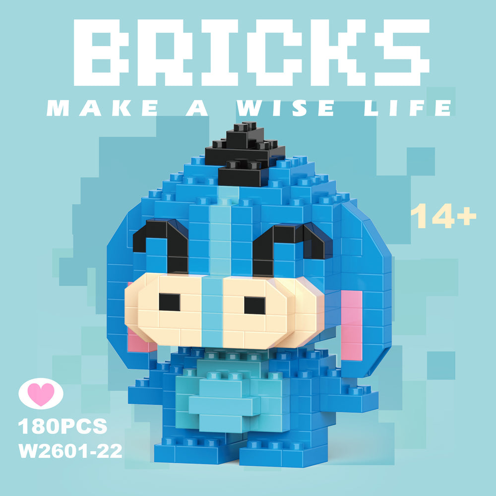 Compatible with lego bricks, children's educational blind box figurines, assembly toys, gifts, micro-pellet building blocks for boys and girls
