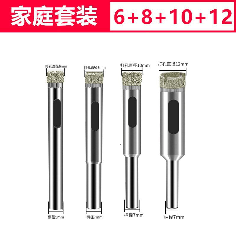 Glass drill bit tile hole opener drilling tile marble turning head drilling round 3_200mm emery drill