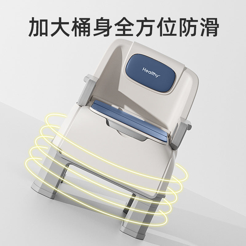 Bedside bedroom potty adult elderly toilet mobile horse room toilet chair bucket household pregnant women the elderly