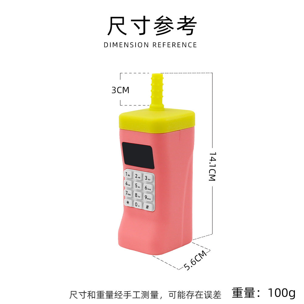 Cross-border anti-drop children's big brother straw cup silicone baby learning drinking cup 260ml anti-scalding and leak-proof straw water cup