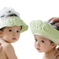 Baby cartoon shampoo cap - adjustable, waterproof, ear & eye protection, kids bath visor, water-shedding shampoo shield