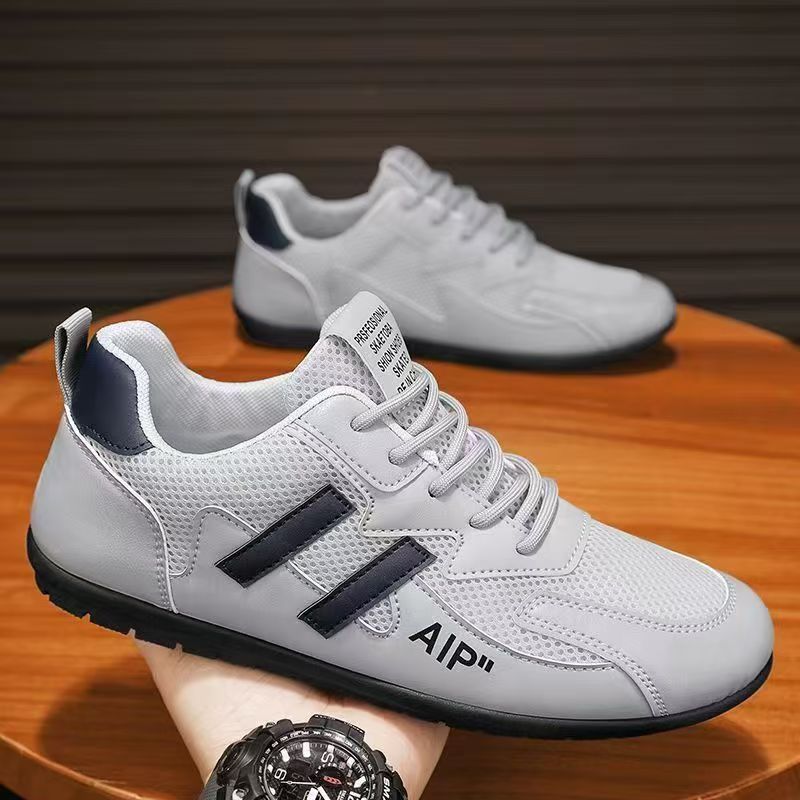 Loafers men's winter 2025 new casual driving shoes lace-up sneakers men's running versatile student trendy shoes