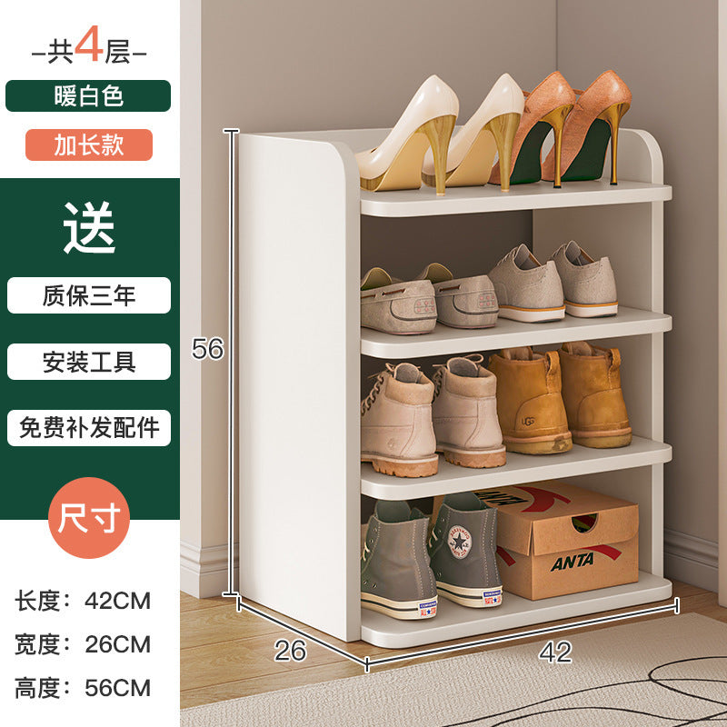 Shoe rack home door multi-layer small narrow simple storage artifact space saving 2025 new storage shoe cabinet
