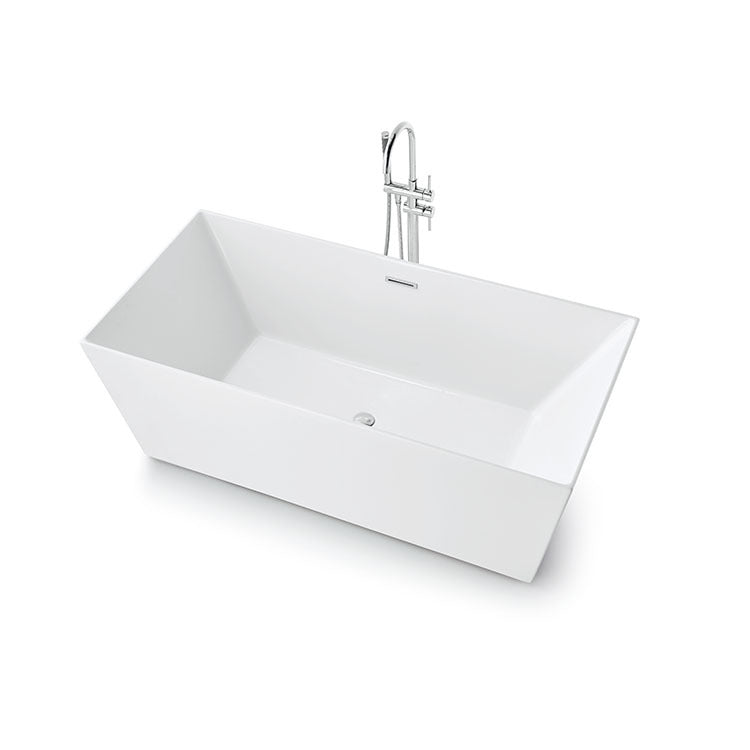 Sannora bathroom small household hotel B & B project rectangular acrylic independent integrated bathtub