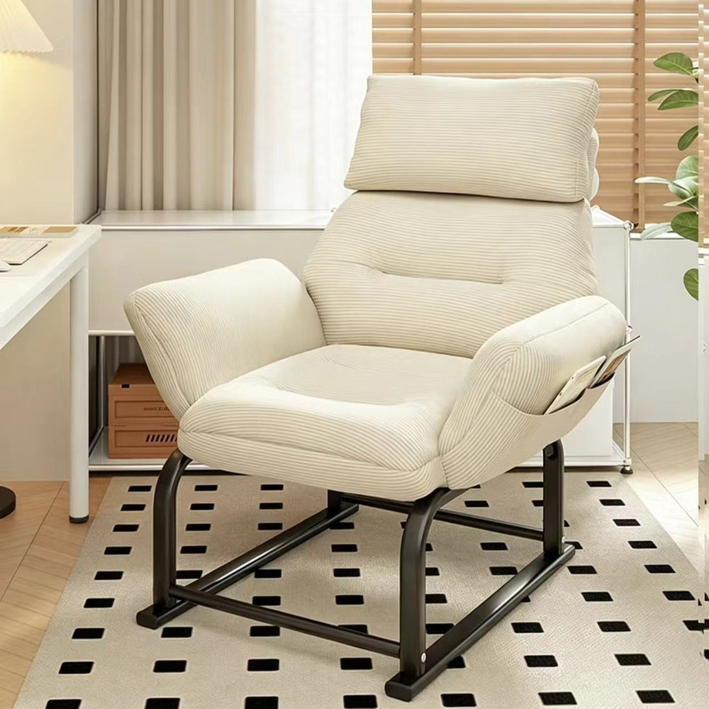 Lazy sofa chair for homesmall apartment multi-level adjustable plaid long sitting casual lounge chair bedroom foldable bed back chair