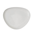 Creative minimalist ceramic steak plate - restaurant, hotel, and home use - triangular deep dish for fruit, salad, and baking