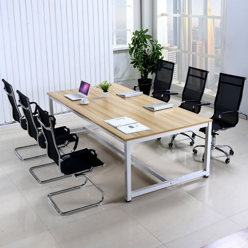 Conference table simple long table small casual modern office furniture training table negotiation reception long office desk no