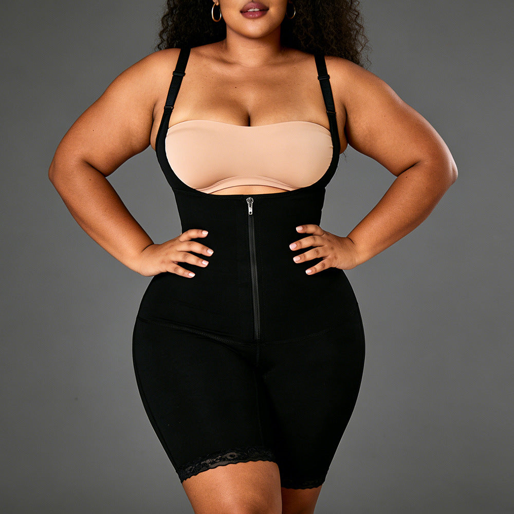 Bodyshaperfashion cross-border body shaping jumpsuit suspender waist lifting butt tightening tummy control tight body shaping garment