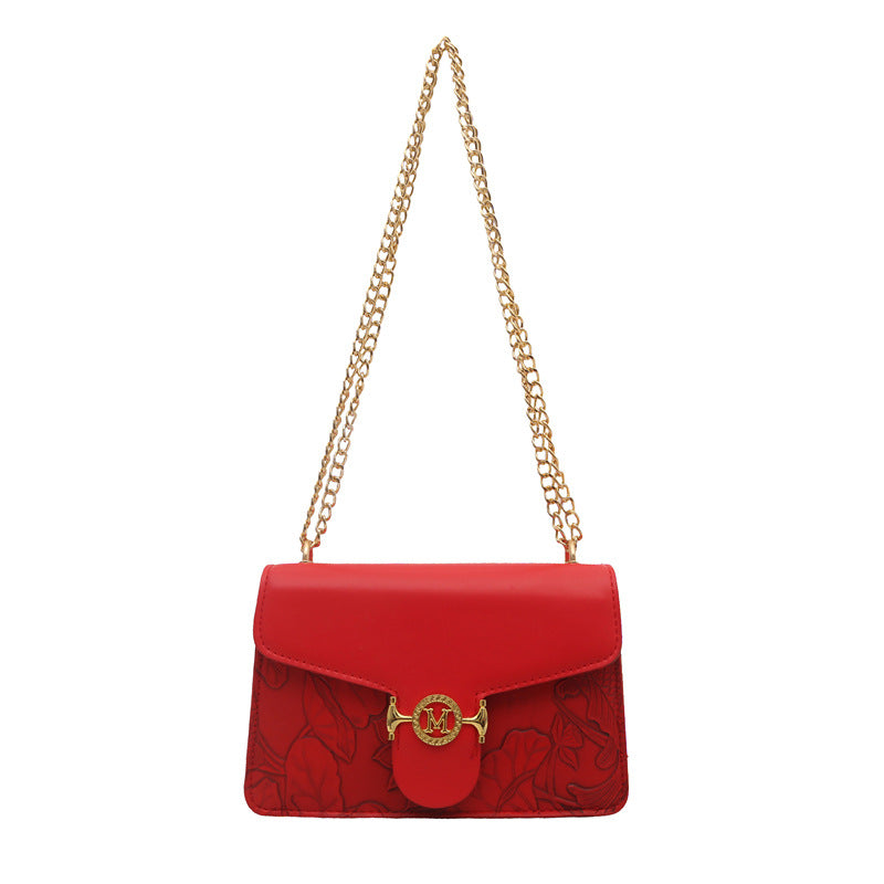 Niche design bag women's bag 2025 spring new fashion foreign style baguette underarm bag texture shoulder messenger bag